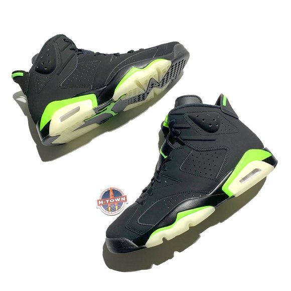 Air Jordan 6 Retro Electric Green Black CT8529-003 Men's size 10 - Picture 2 of 6